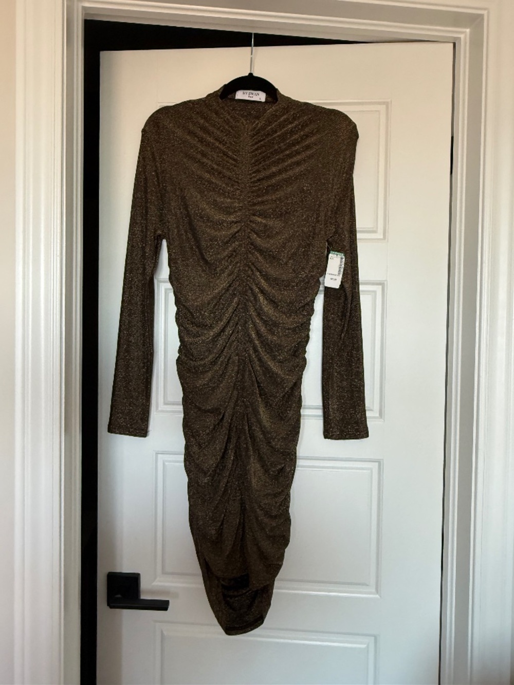 Gold/Black Stretchy Dress from Simons